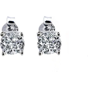 Doğan Silver Kadın Gümüş Mini Tek Taş Küpe DGN20502