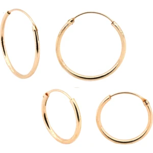 Doğan Silver Kadın Rose Ikili Halka Küpe DGN20305