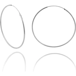 Doğan Silver Kadın Gümüş 30 mm Halka Küpe DGN20025