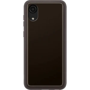 Revo Samsung Galaxy A03 Core Yumaşak Şeffaf Kılıf - Siyah EF-QA032TBEGWW
