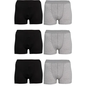 Erkek Likralı Boxer 6'lı Paket