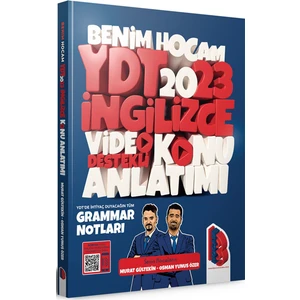 Benim Hocam Yayınları  2023 YDT Ingilizce Video Destekli  