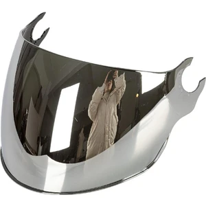 Kask Visor Windscreen Lens Lens Ls2 OF562 Için Fit, Yüklemek Kolay Acc Chrome Gümüş