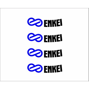 Oto Sticker Enkei Rpf1 Çift Renk Jant Stickeri Seti 4 Parça