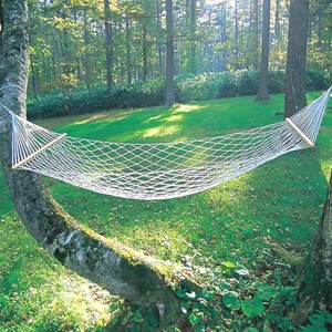 ACY STORE 1.5 Kişilik Çift Kat İplik Bahçe Piknik Kamp Hamağı 110 x 200 cm