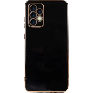 Case World Samsung Galaxy 13 4g ile Uyumlu Kapak Kamera Korumalı Lazer Kesim Lüx Silikon ile Uyumlu Kılıf - Siyah