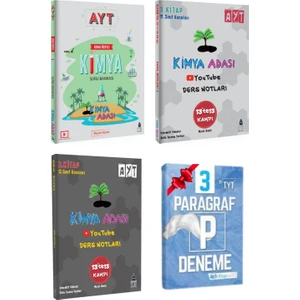 Tonguç Akademi AYT Kimya Adası Soru Bankası ve Ders Notları 1. ve 2. Kitap