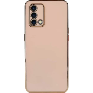 Kzy  Oppo A74 4g Kapak Kamera Korumalı Lazer Kesim Lüx Silikon Kılıf -  Rose Gold