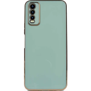 Kzy Vivo Y20S Kapak Kamera Korumalı Lazer Kesim Lüx Silikon Kılıf - Turkuaz