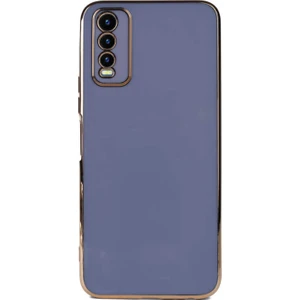 Kzy Vivo Y20S Kapak Kamera Korumalı Lazer Kesim Lüx Silikon Kılıf - Petrol Mavisi