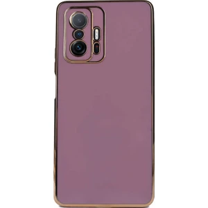 Kzy Xiaomi Mi 11T 5g Kapak Kamera Korumalı Lazer Kesim Lüx Silikon Kılıf -  Mor