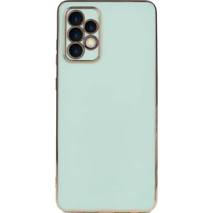Kzy Samsung Galaxy A72 Kapak Kamera Korumalı Lazer Kesim Lüx Silikon Kılıf - Turkuaz