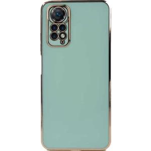 Kzy Xiaomi Redmi Note 11S Global Kapak Kamera Korumalı Lazer Kesim Lüx Silikon Kılıf - Turkuaz