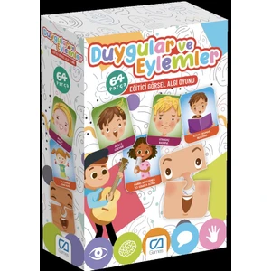 Ca Games Duygu ve Eylemler 64 Parça Eğitici Görsel Algı Oyunu