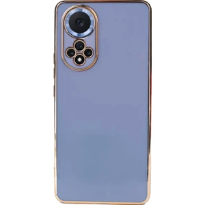 Case World Huawei Nova 9 ile Uyumlu Kapak Kamera Korumalı Lazer Kesim Lüx Silikon ile Uyumlu Kılıf -Petrol Mavisi