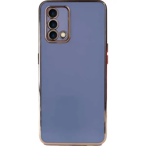 Case World Oppo A74 4g ile Uyumlu Kapak Kamera Korumalı Lazer Kesim Lüx Silikon ile Uyumlu Kılıf - Petrol Mavisi