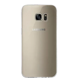 Case World Samsung Galaxy S7 Edge Uyumlu ile Uyumlu Kapak Şeffaf Silikon ile Uyumlu Kılıf