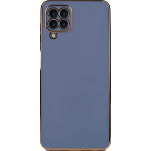 Case World Samsung Galaxy M22 ile Uyumlu Kapak Kamera Korumalı Lazer Kesim Lüx Silikon ile Uyumlu Kılıf - Petrol Mavisi