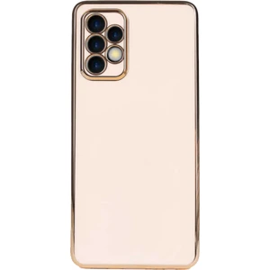 Case World Samsung Galaxy A33 5g ile Uyumlu Kapak Kamera Korumalı Lazer Kesim Lüx Silikon ile Uyumlu Kılıf - Rose Gold