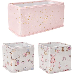 Baby Çok Amaçlı Kız Bebek Ürünleri Düzenleyici Bebek Bakım Çekmece Düzenleyici (3lü) Set