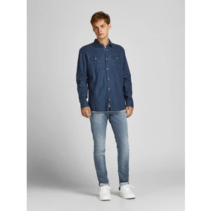Jack & Jones Slim Fit Mavi Erkek Kot Pantolon 12194438