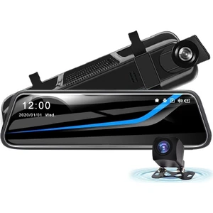 MB-500 10" 2,5d Class Dokunmantik Hıgh Tech Ekran Araç Içi Çift Kamera Gece Görüşlü. Araç Kamera.