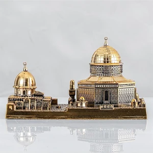 Aib Store Mescidi Aksa Kubbetüs Sahra Altın Renk Dekoratif Biblo