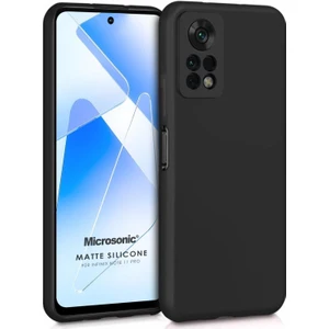 Matte Silicone Infinix Note 11 Pro Kılıf Siyah