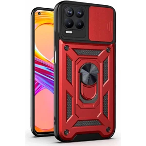 Realme 8 Kılıf Impact Resistant Kırmızı