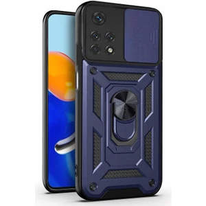 Xiaomi Redmi Note 11 Kılıf Impact Resistant Lacivert