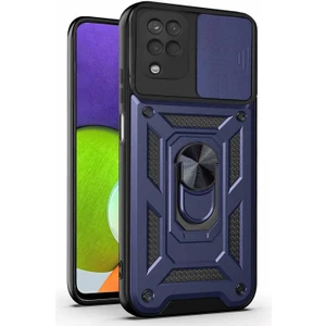 Samsung Galaxy M32 4g Kılıf Impact Resistant Lacivert