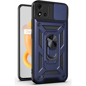 Realme C11 2021 Kılıf Impact Resistant Lacivert