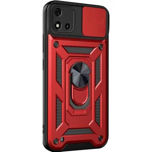 Realme C11 2021 Kılıf Impact Resistant Kırmızı