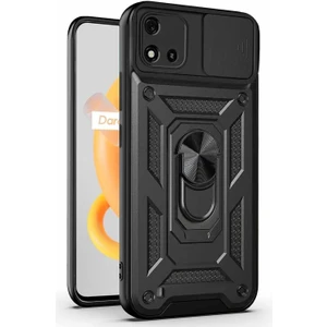 Realme C11 2021 Kılıf Impact Resistant Siyah