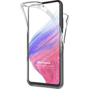 Samsung Galaxy A53 5g Kılıf 6 Tarafı Tam Full Koruma 360 Clear Soft Şeffaf