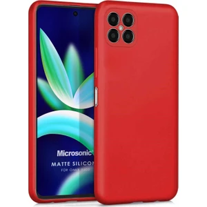 Matte Silicone Omix X600 Kılıf Kırmızı
