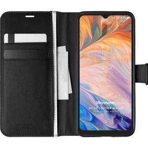 Reeder S19 Max Pro Kılıf Delux Leather Wallet Siyah