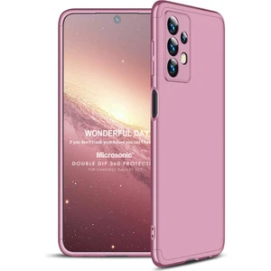 Samsung Galaxy A23 Kılıf Double Dip 360 Protective Rose Gold
