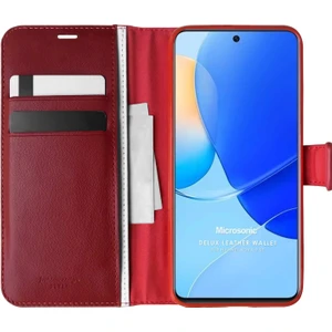 Huawei Nova 9 Se Kılıf Delux Leather Wallet Kırmızı