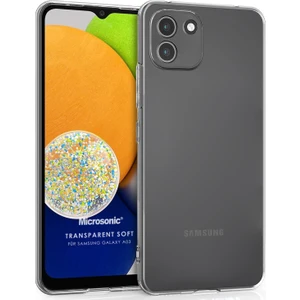 Samsung Galaxy A03 Kılıf Transparent Soft Şeffaf