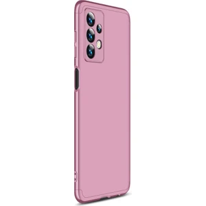 Samsung Galaxy A13 4g Kılıf Double Dip 360 Protective Rose Gold