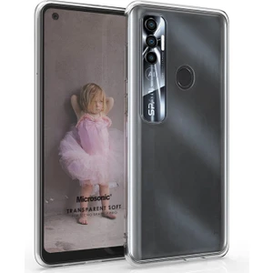 Tecno Spark 7 Pro Kılıf Transparent Soft Şeffaf