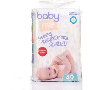 Baby Me Pofuduk Alt Değiştirme Örtüsü 60 X 60 Cm 40 Adet
