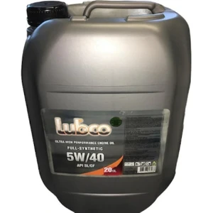 Lubco 5W-40 Tam Sentetik Bidon Motor Yağı 20 Litre ( Üretim Tarihi: 2022 )