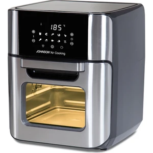 Aircooking Döner Hazne 10 Ön Ayarlı  Zamanlayıcılı 12Litre Kapasiteli 1800 W Sıcak Hava Fritözü Siyah