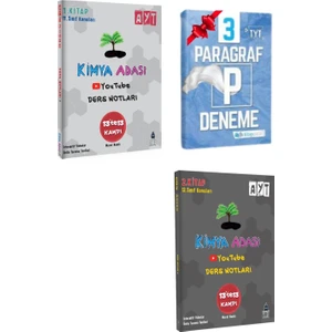 Tonguç Akademi AYT Kimya Adası Youtube Ders Notları 1. ve 2. Kitap