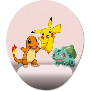 Pokemon Bilek Destekli Mousepad Model - 3 Oval
