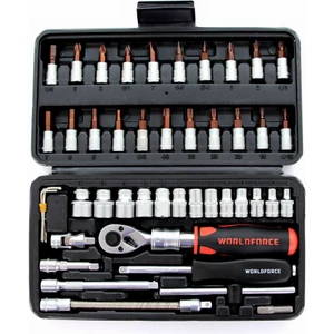 46 Parça 1/4" Lokma Takımı 4-14MM S-Ultra Profesyonel Takım Seti