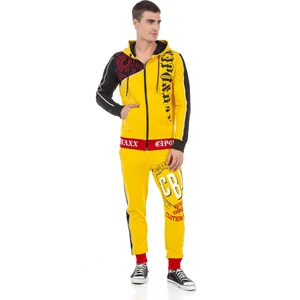 Cipo & Baxx CLR141 Sarı Kışlık Eşofman Takımı