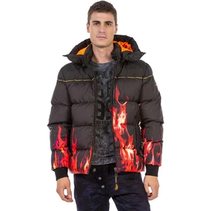 Cipo & Baxx CM181 Alev Desenli Kışlık Mont